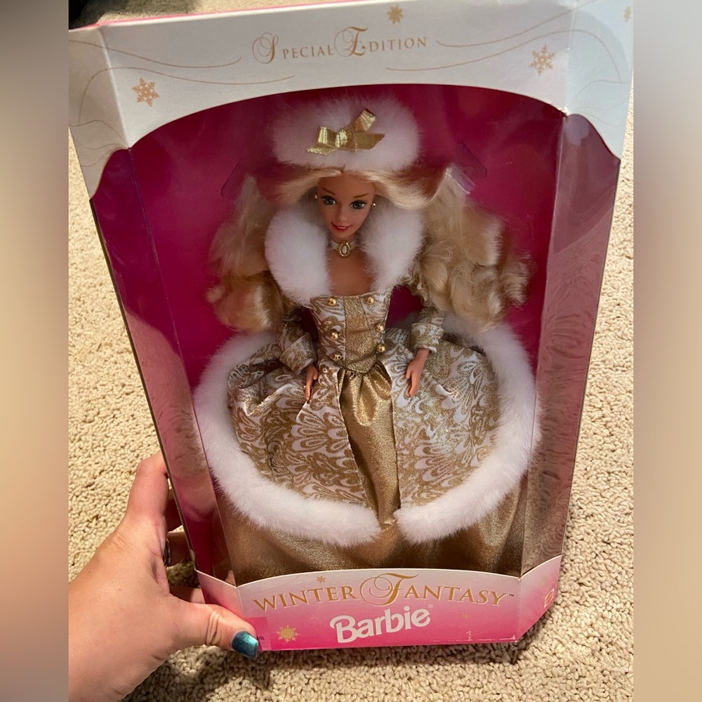 Winter Fantasy Barbie - factory sealed box.
